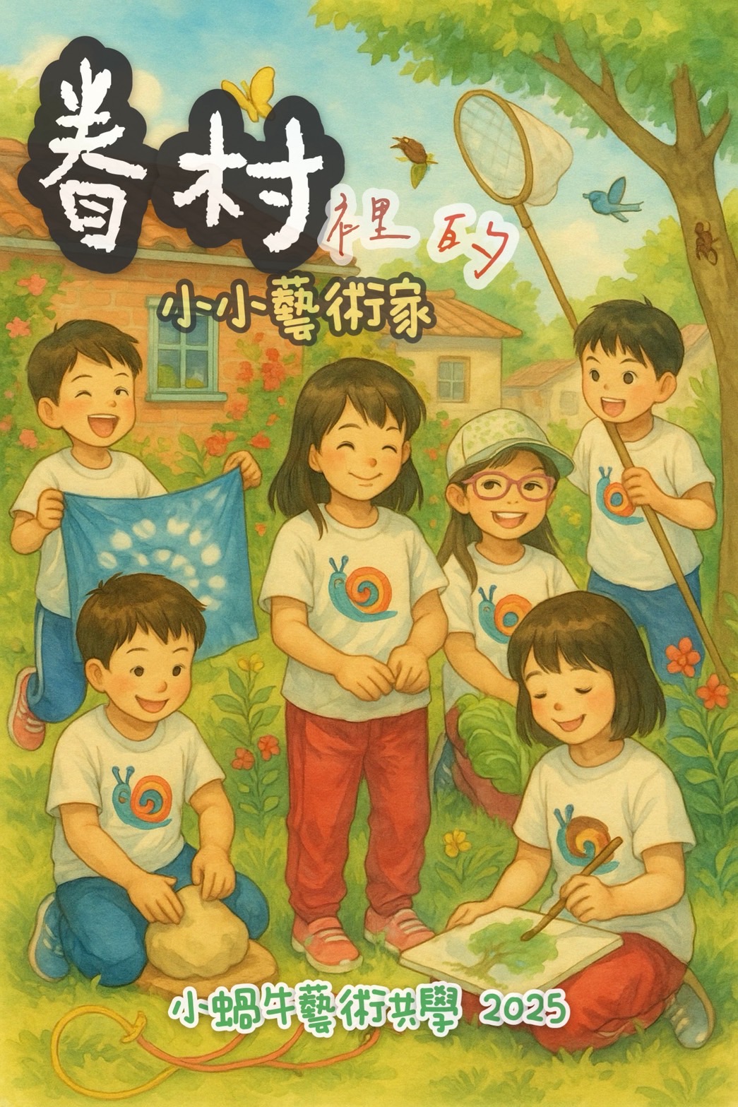 「桃之夭夭-眷村裡的小小藝術家」小蝸牛藝術共學2025夏季美展 🎨✨